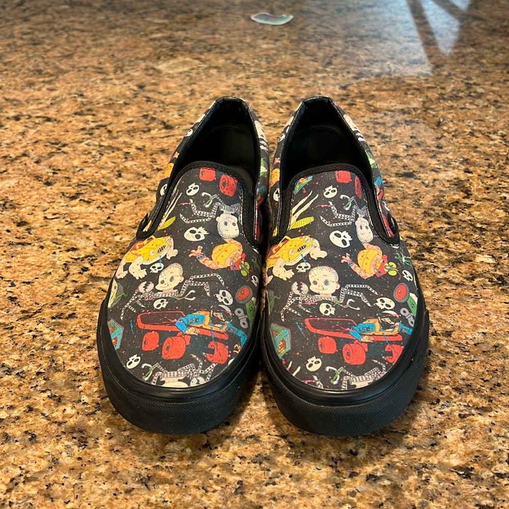 Disney Pixar Vans Slip Ons